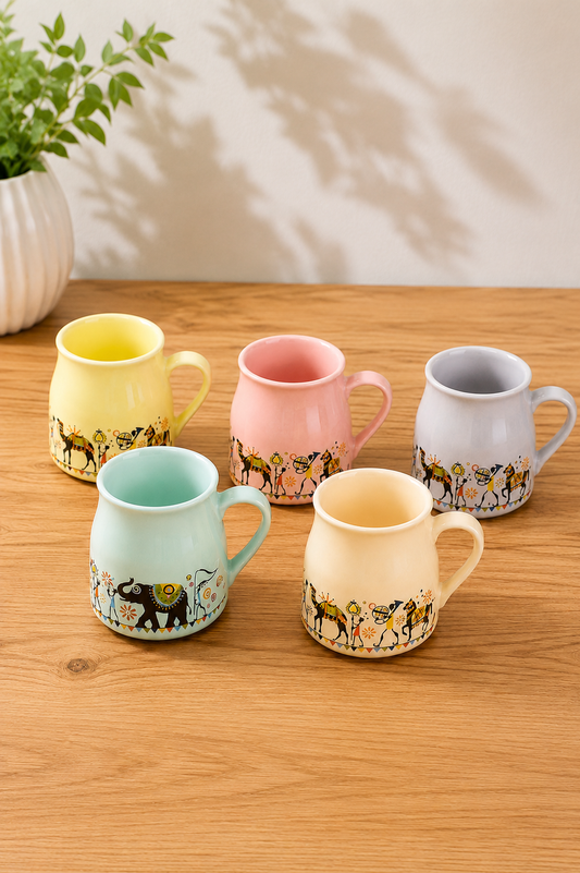 The Colourful Kettle & Cup Set