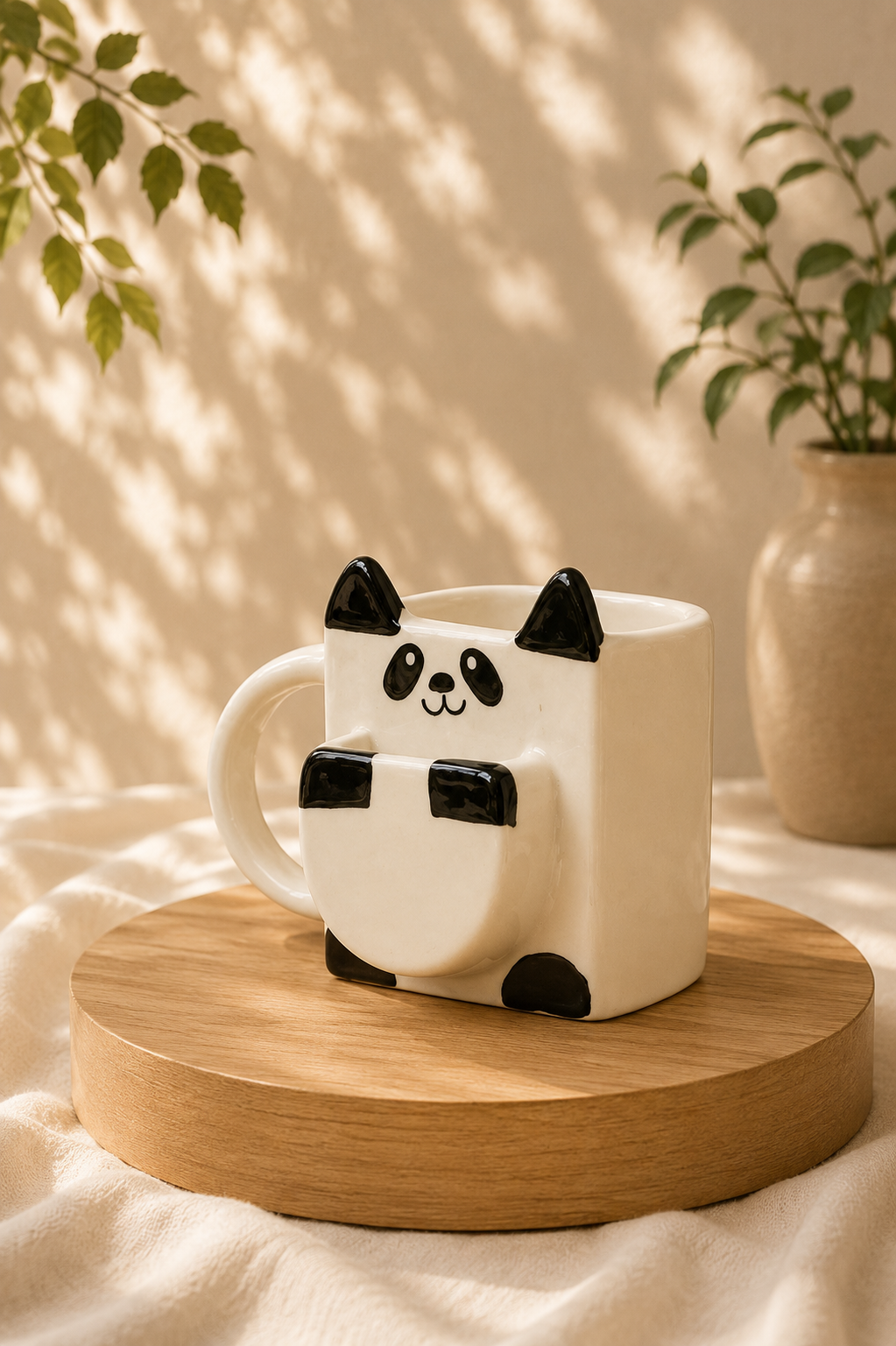 the helpful Panda Biscuit Pocket Mug