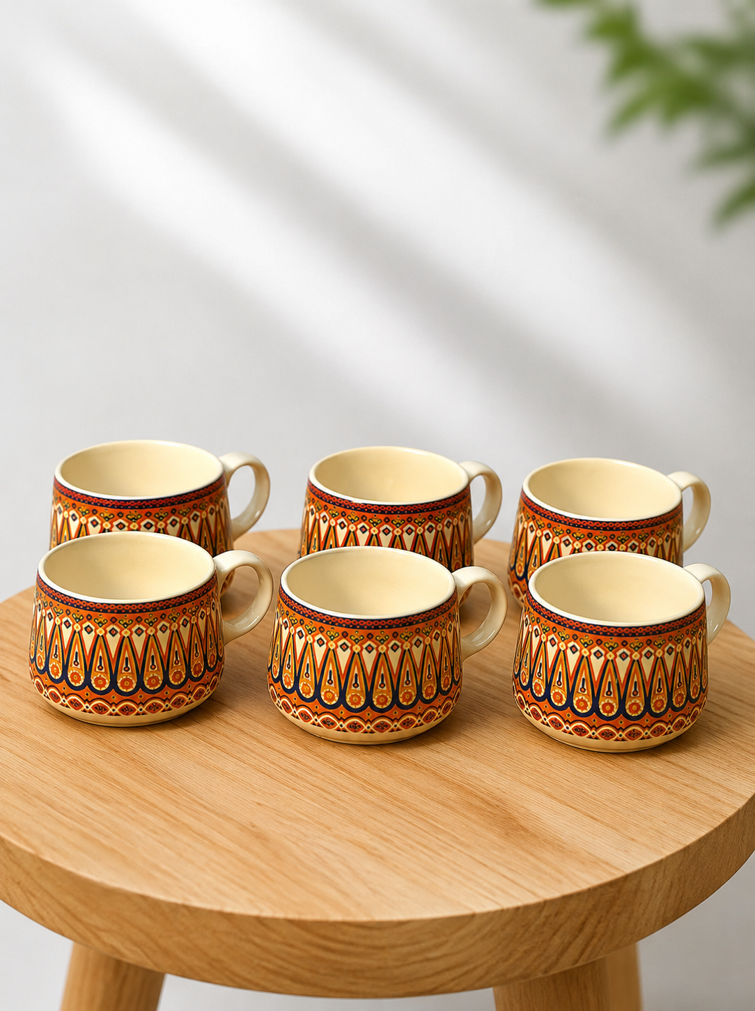 The Red Mughal Kettle & Cup Set