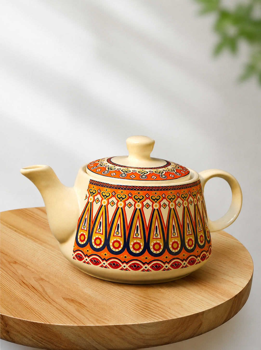 The Red Mughal Kettle & Cup Set
