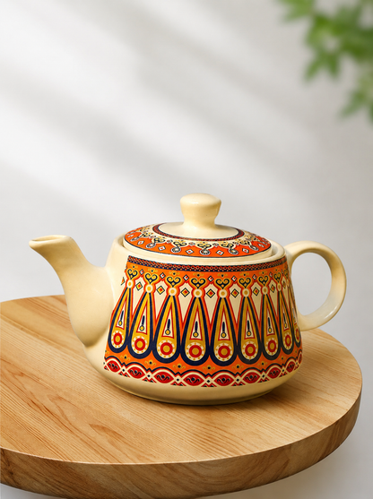 The Red Mughal Kettle & Cup Set