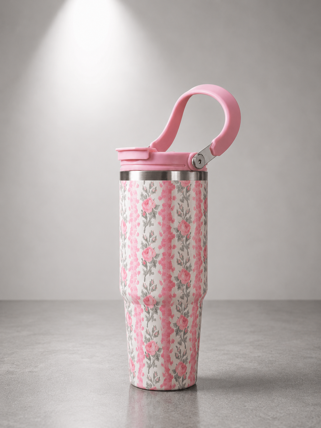 The Helpful Floral In-Bloom Roamer Curved Tumbler Stainless Steel 900ml