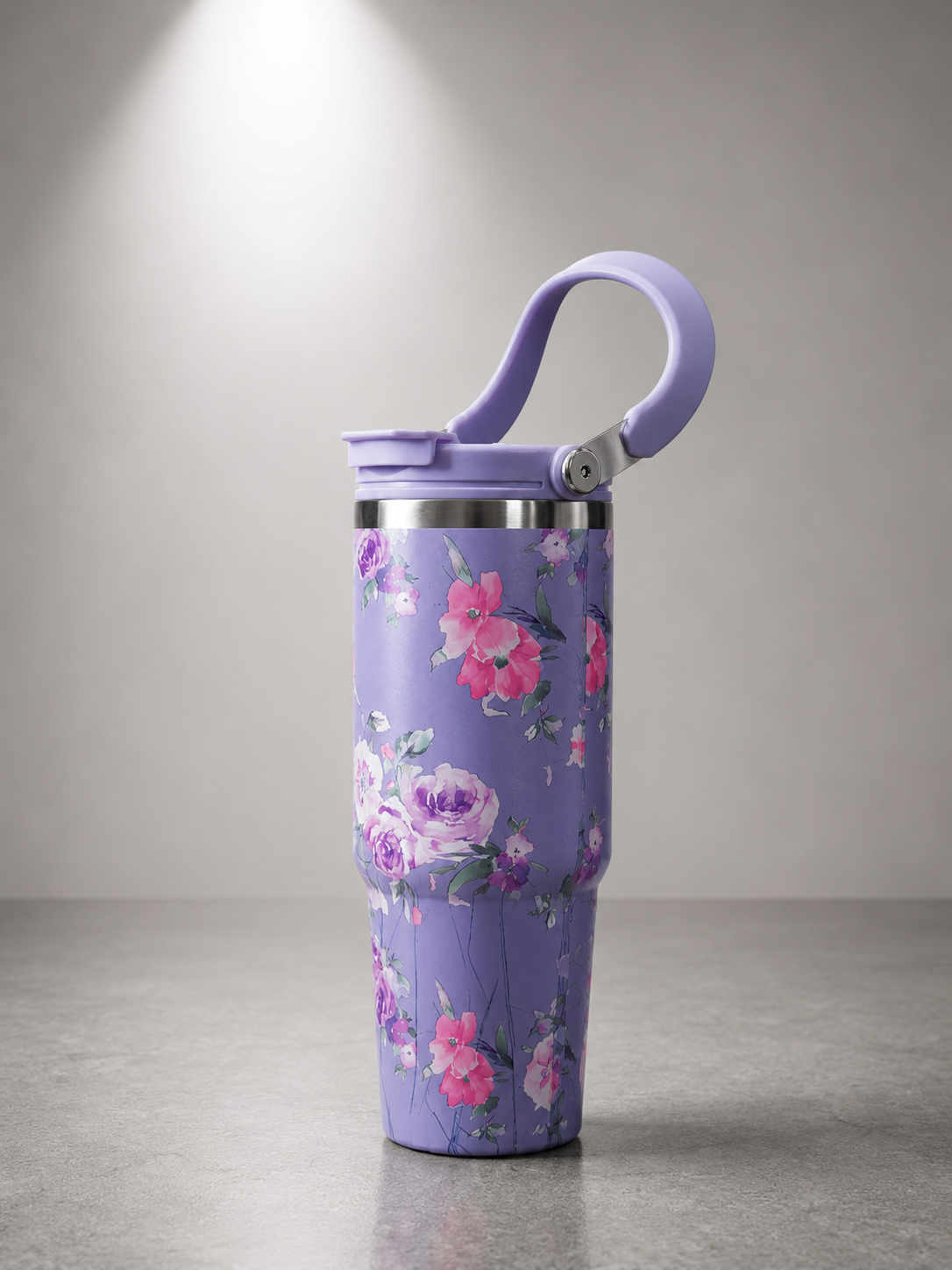 The Helpful Floral In-Bloom Roamer Curved Tumbler Stainless Steel 900ml