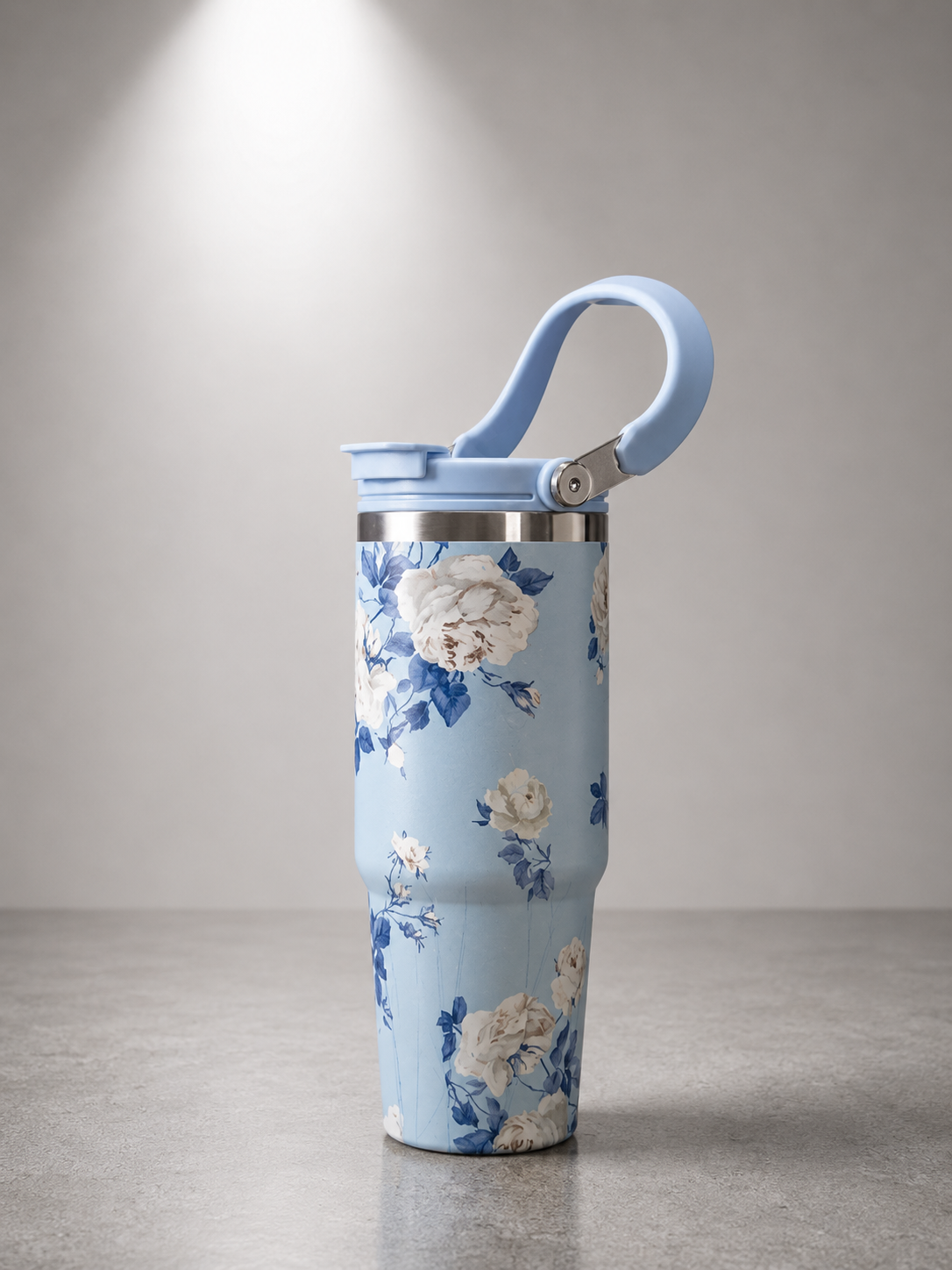 The Helpful Floral In-Bloom Roamer Curved Tumbler Stainless Steel 900ml