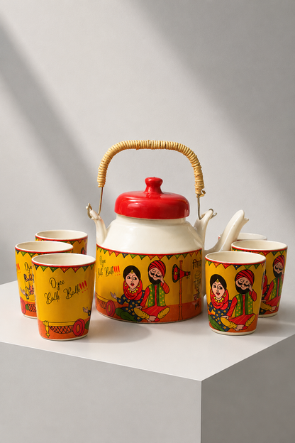 The Punjabi Kettle & Cup Set