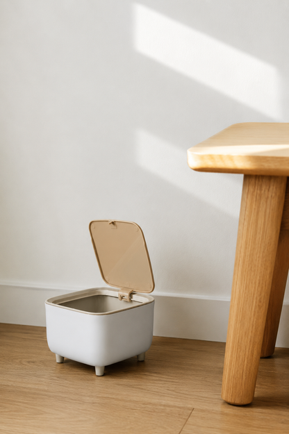 The Helpful Modern Nordic Low-Height Dustbin