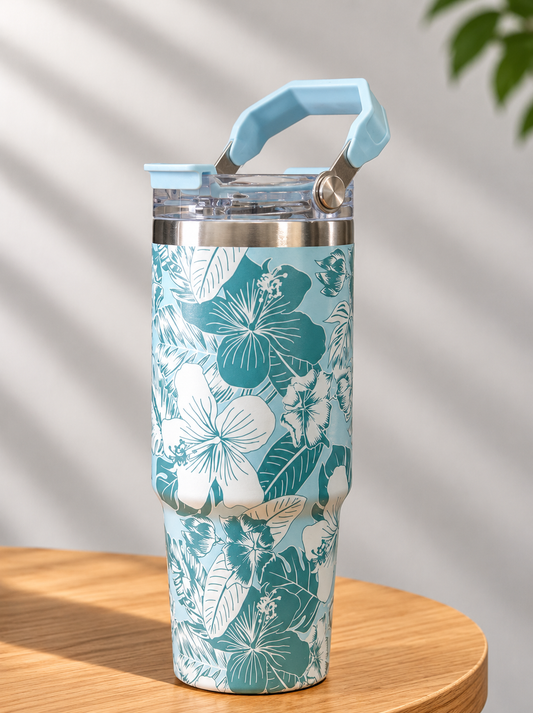 The Helpful Floral In-Bloom Roamer Tumbler Stainless Steel 900ml
