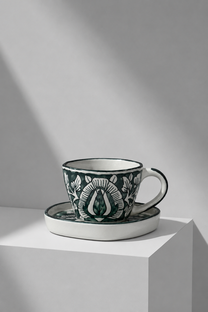 The Forest Mughal Cup & Saucer