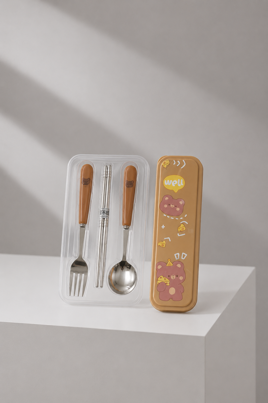 The Helpful Travel Buddy 3in1 Cutlery Set