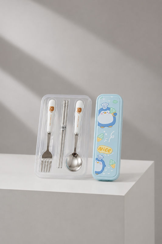 The Helpful Travel Buddy 3in1 Cutlery Set