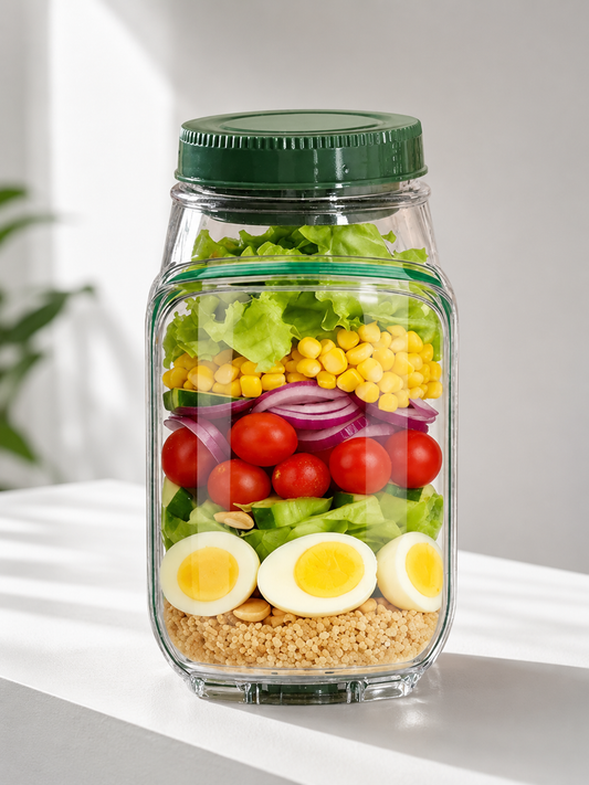 The Helpful Fresh Pod Salad Jar