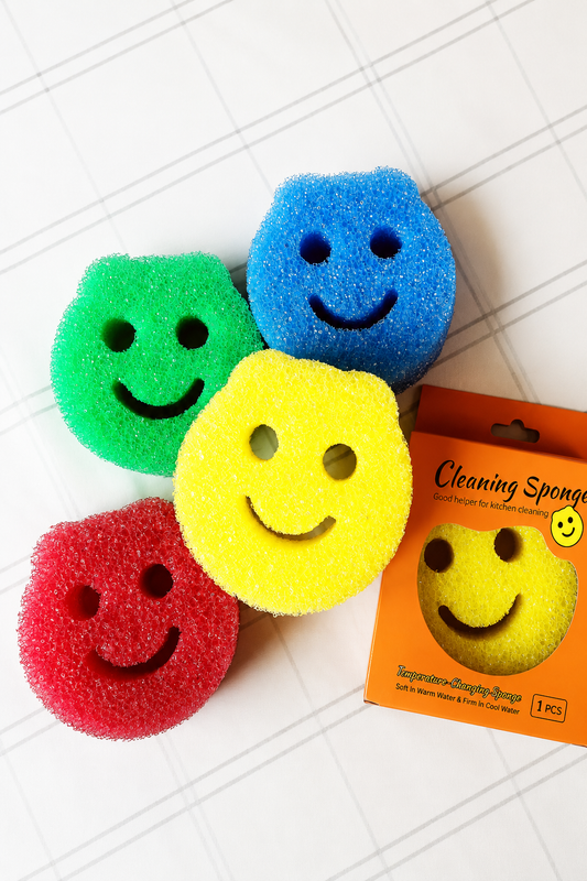 The Helpful Smiley Cleaning Sponge