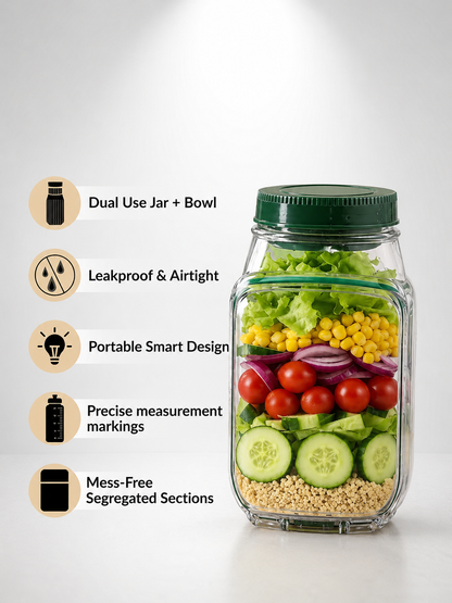 The Helpful Fresh Pod Salad Jar