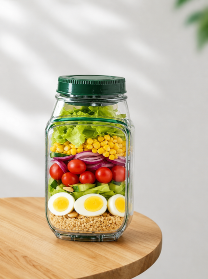 The Helpful Fresh Pod Salad Jar