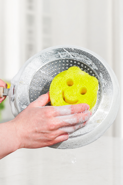 The Helpful Smiley Cleaning Sponge
