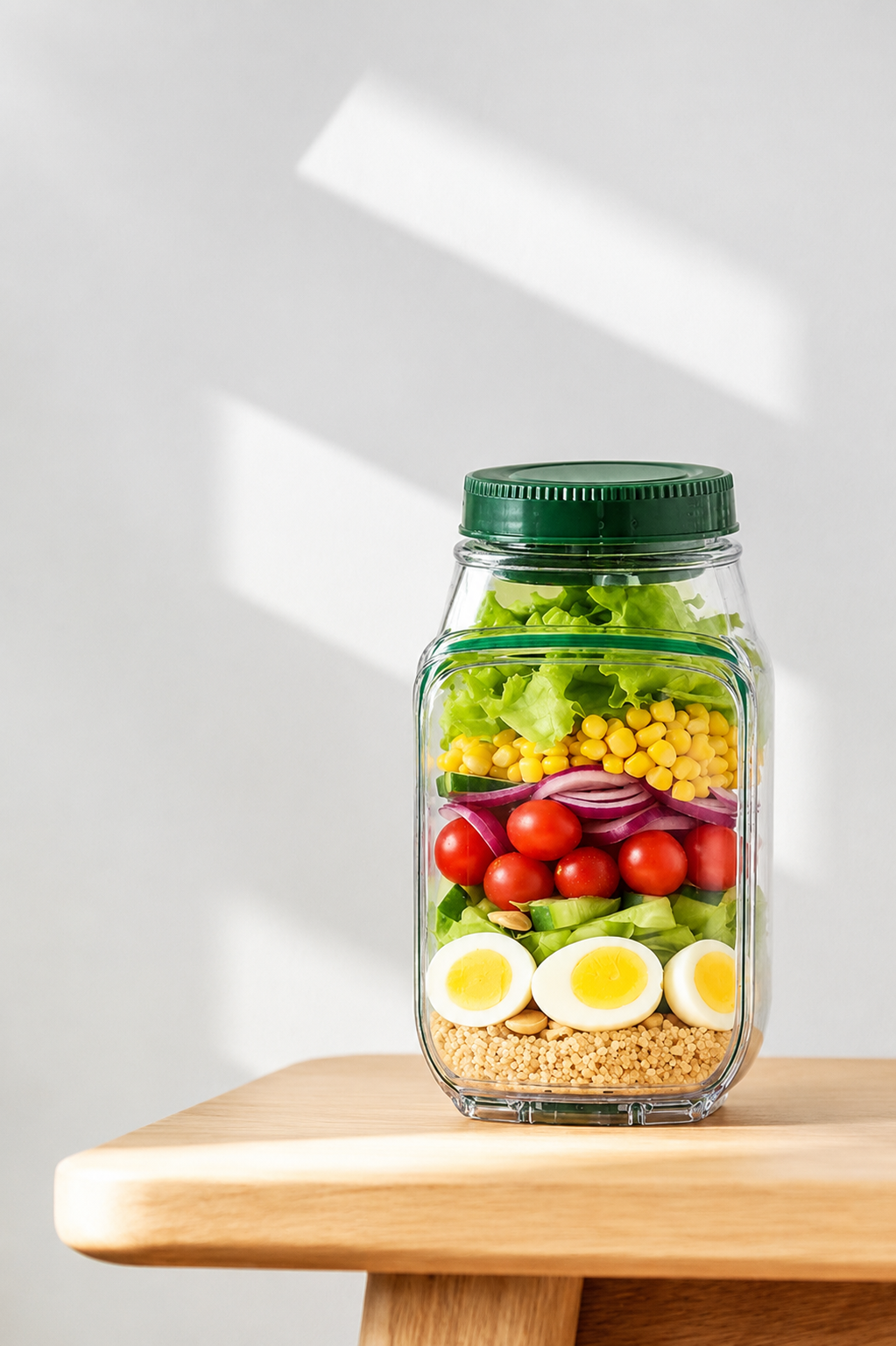 The Helpful Fresh Pod Salad Jar