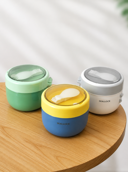 The Helpful 600ml Insulated Lunch Box – Removable Stainless Steel Bowl