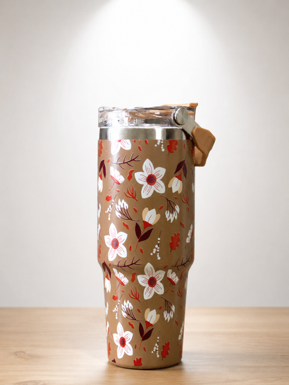 The Helpful Floral In-Bloom Roamer Tumbler Stainless Steel 900ml