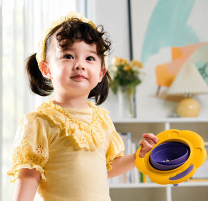 The Helpful Gyro Spill-Proof Baby Bowl