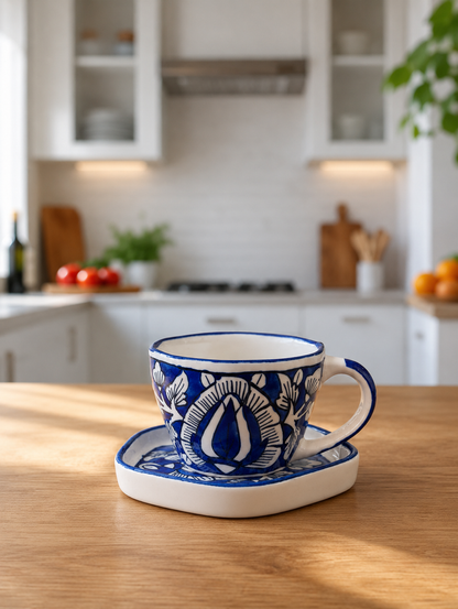 The Blue Mughal Cup & Saucer