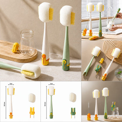 The Helpful 5-in-1 Bottle & Cup Cleaning Brush Set