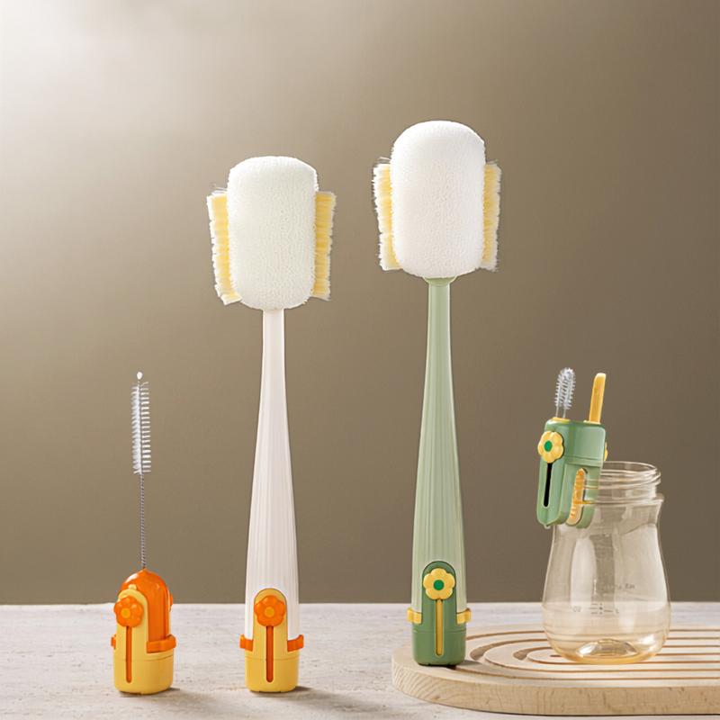 The Helpful 5-in-1 Bottle & Cup Cleaning Brush Set