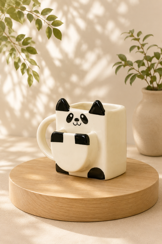 the helpful Panda Biscuit Pocket Mug