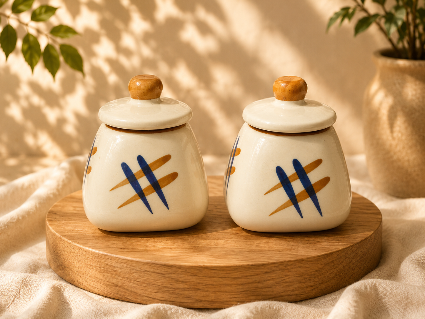 The Helpful Pickle Jar Set (2 Jars with Tray)