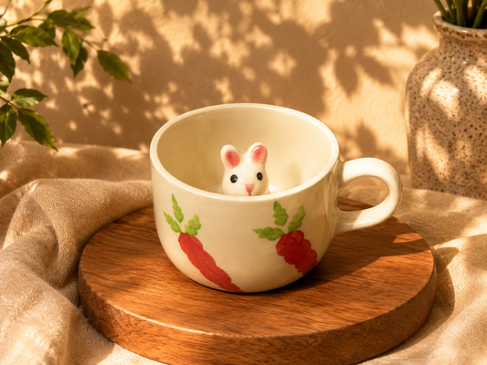 Hidden Bunny Carrot Mug –