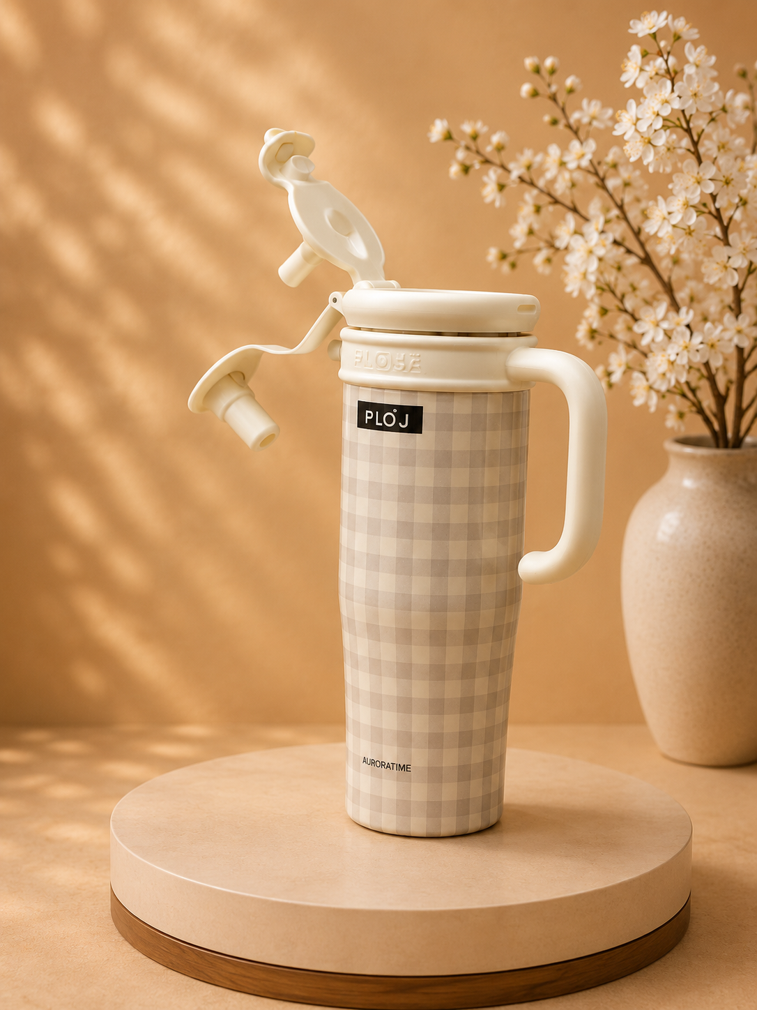 The Helpful White Kawai 1200 ML Tumbler