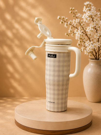 The Helpful White Kawai 1200 ML Tumbler