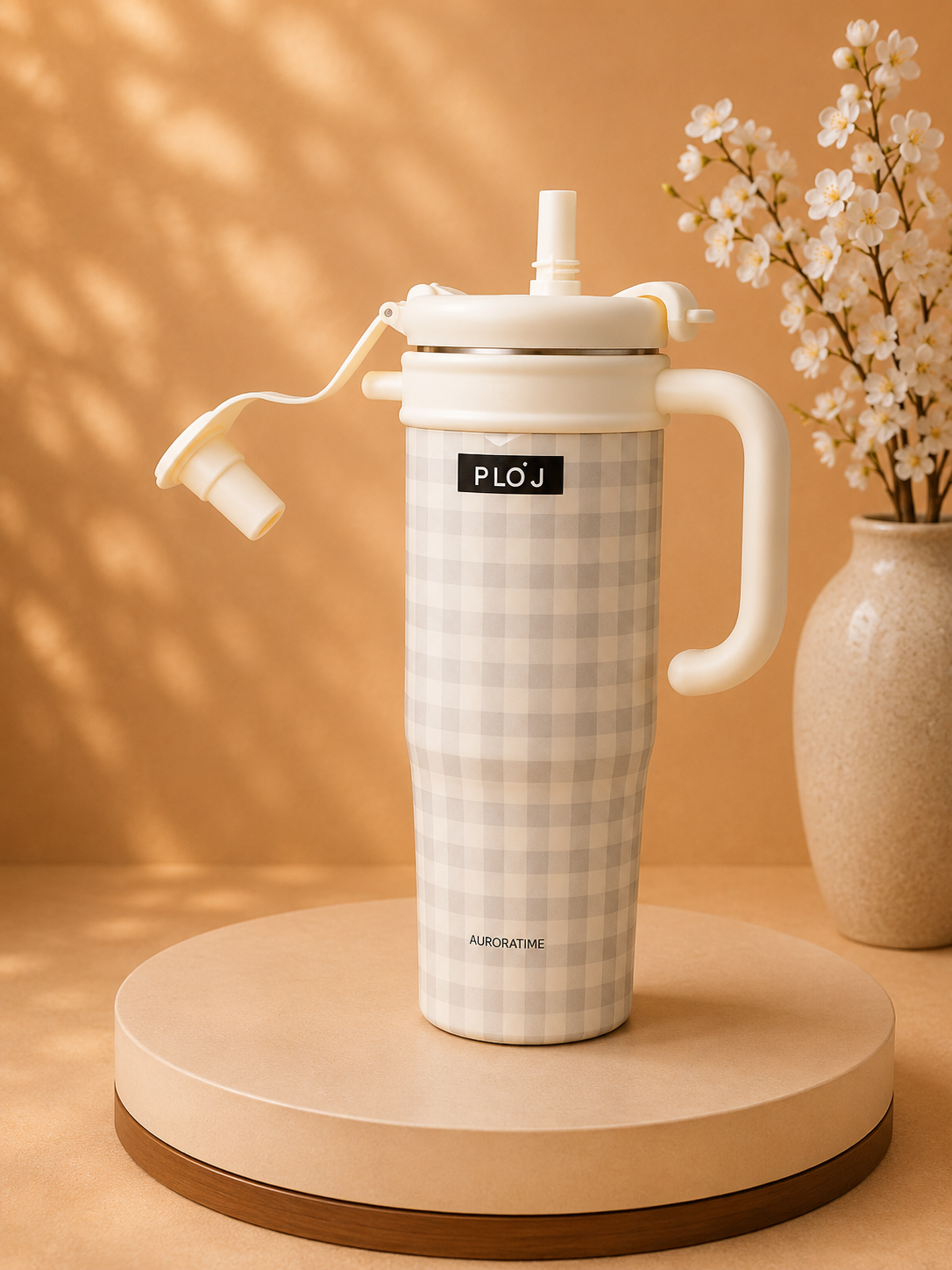 The Helpful White Kawai 1200 ML Tumbler