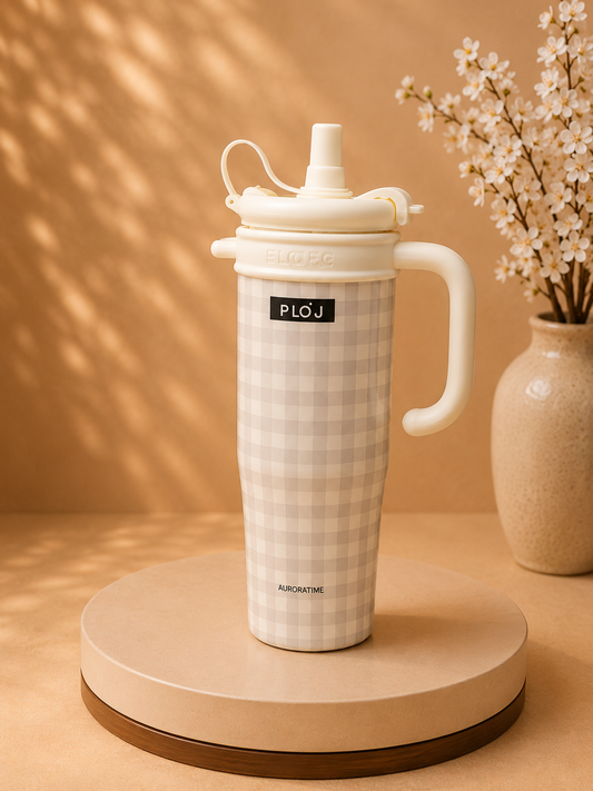 The Helpful White Kawai 1200 ML Tumbler