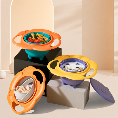 The Helpful Gyro Spill-Proof Baby Bowl