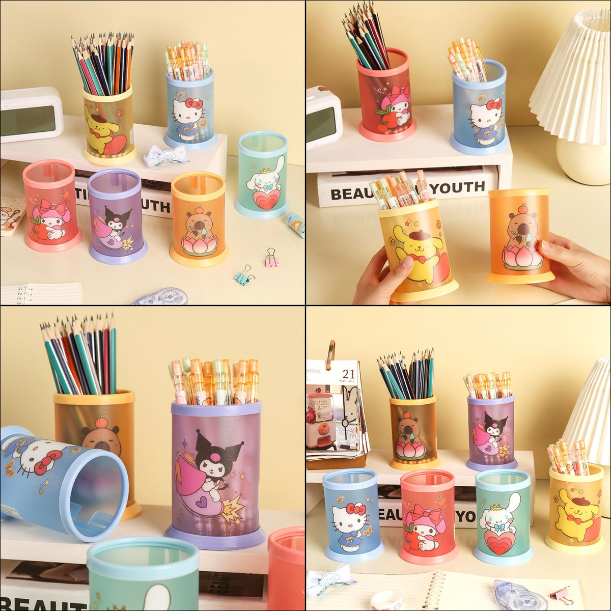 The Helpful Saniro Pencil & Pen Holder Cup
