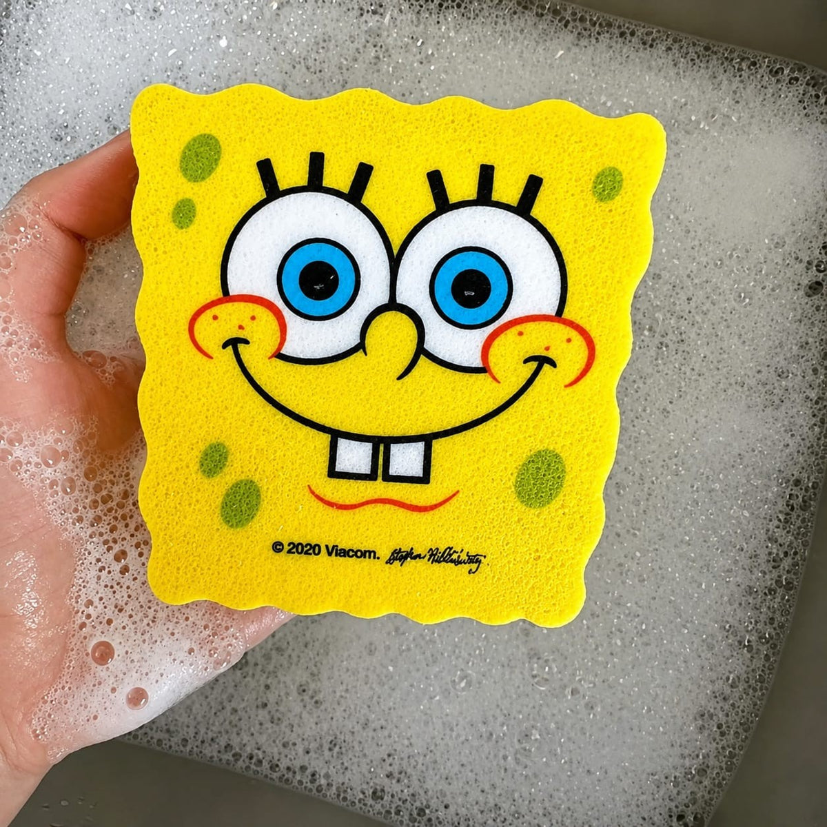 The Helpful SpongeBob Cleaning Sponge with Stand