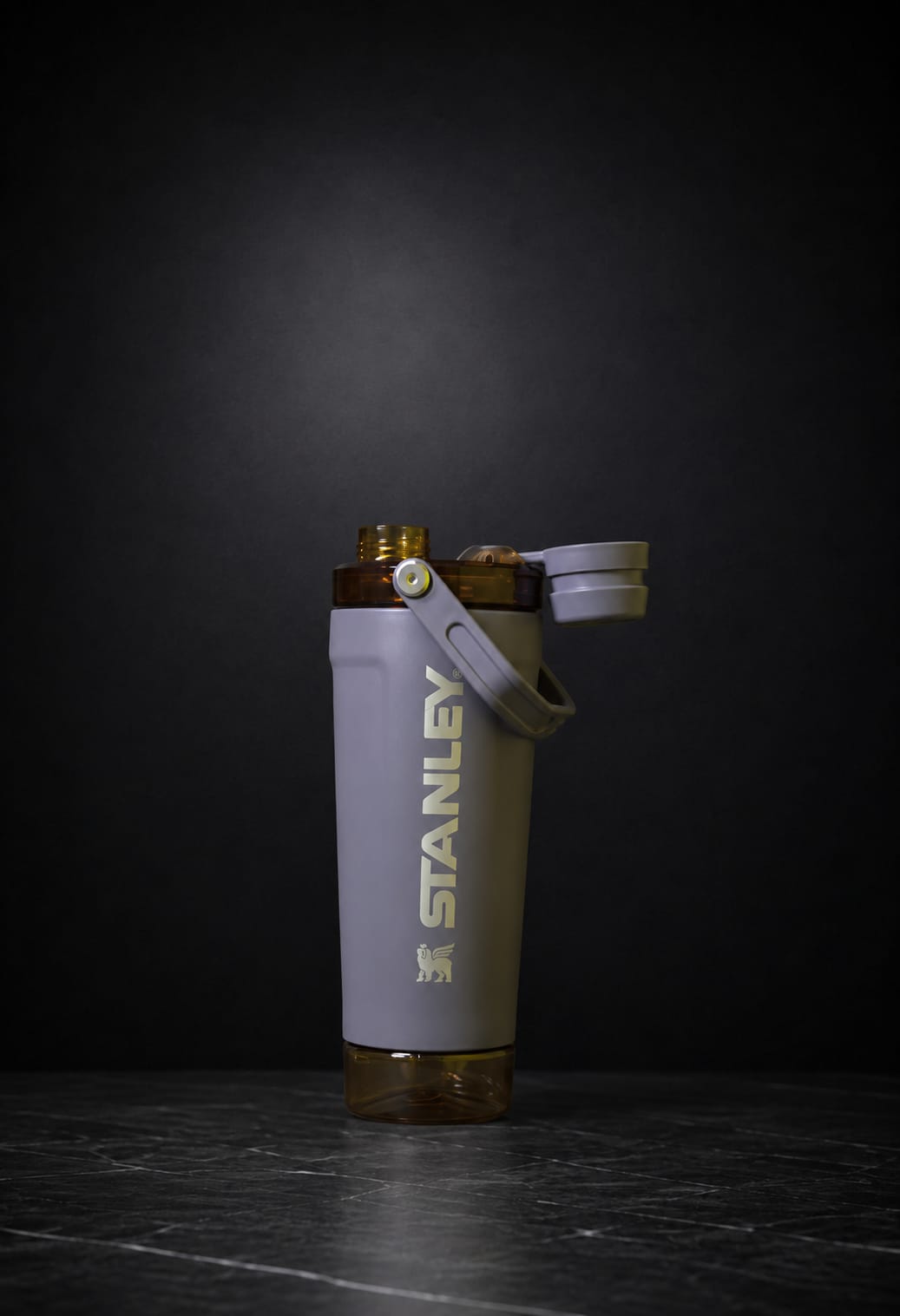 Stanley Protein Shaker Bottle – 590ML | Leak-Proof Gym Shaker with Built-in Powder Container