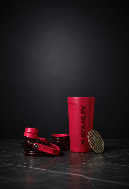 Stanley Protein Shaker Bottle – 590ML | Leak-Proof Gym Shaker with Built-in Powder Container