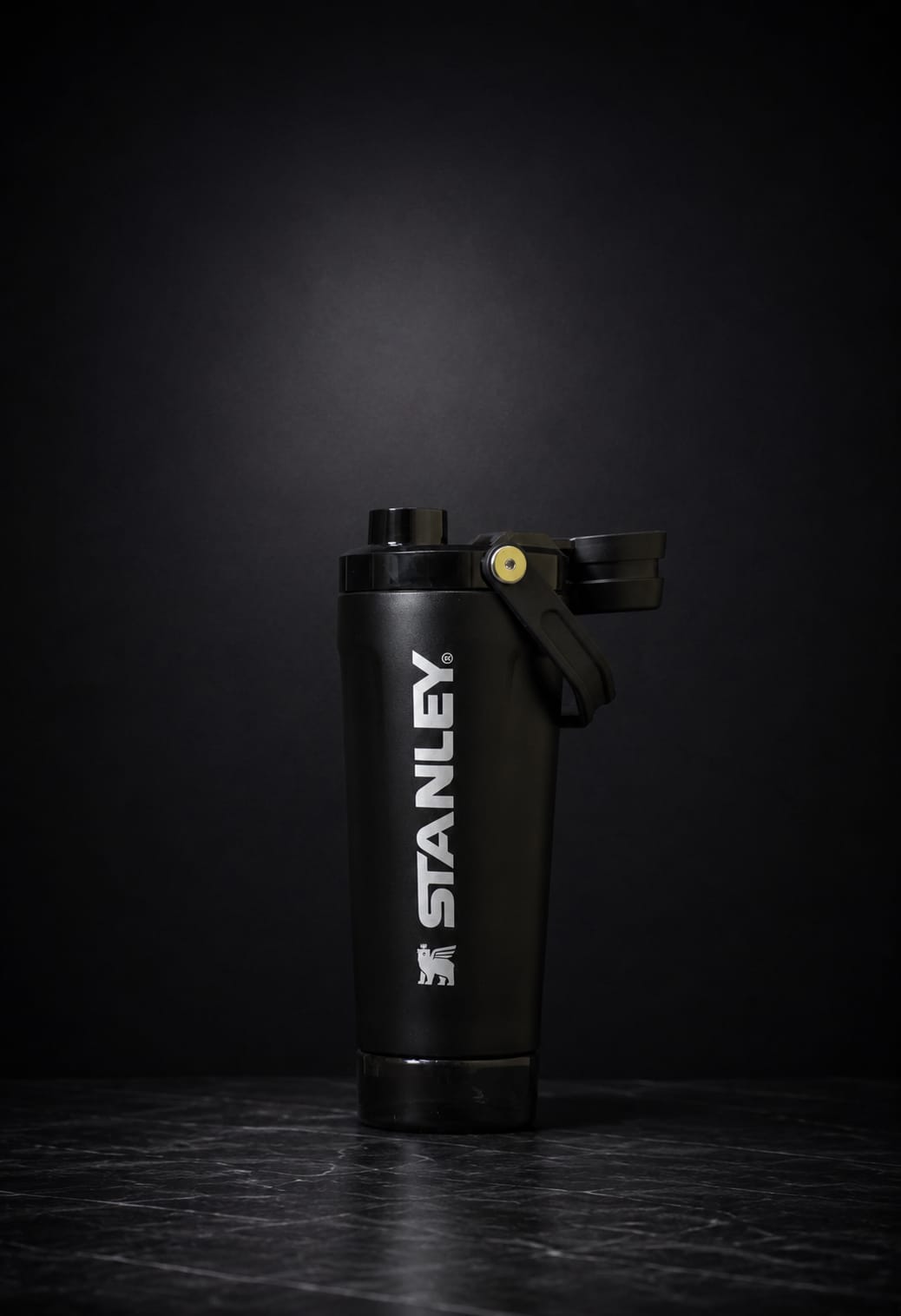 Stanley Protein Shaker Bottle – 590ML | Leak-Proof Gym Shaker with Built-in Powder Container