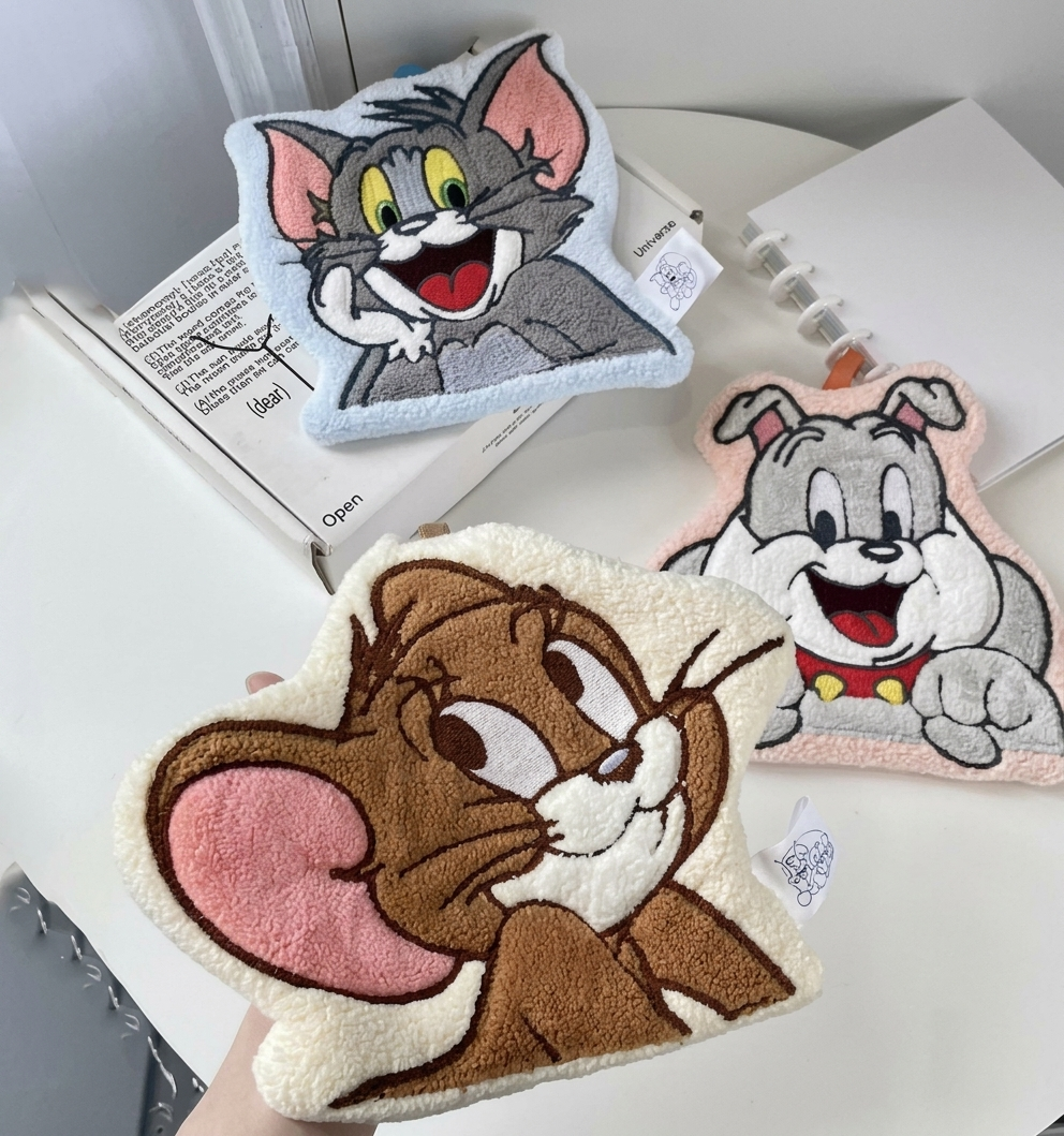 The Helpful Tom & Jerry Embroidered Hand Towel (Microfiber)