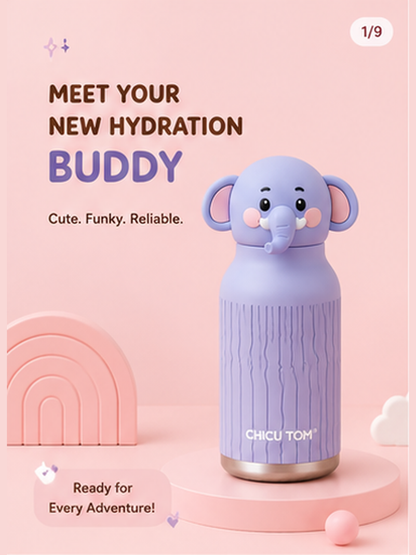 The Helpful Elephant Flask