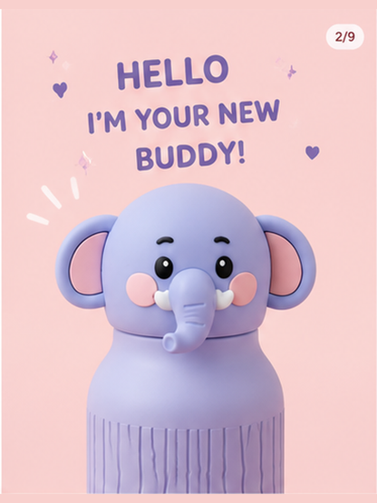 The Helpful Elephant Flask