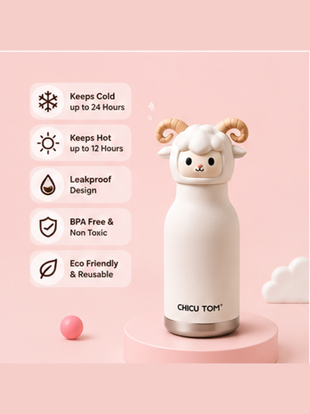 The Helpful Sheep Flask