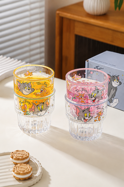 Tom & Jerry Stackable Glass Set